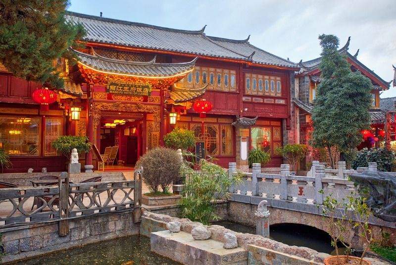 Lijiang Wangfu Hotel Bagian luar foto